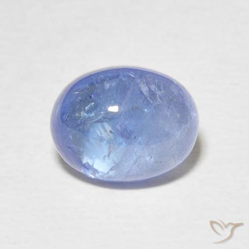 2.97ct 天然 浅蓝色 坦桑黝帘石, 椭圆形, 透明