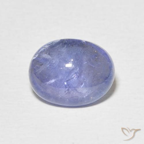 3.61ct 天然 深蓝色 坦桑黝帘石, 椭圆形, 透明