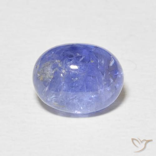 2.84ct 天然 深蓝色 坦桑黝帘石, 椭圆形, 透明