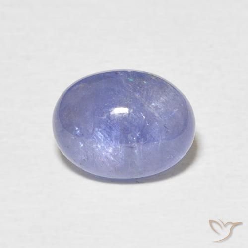 2.36ct 天然 电紫蓝 坦桑黝帘石, 椭圆形, 透明