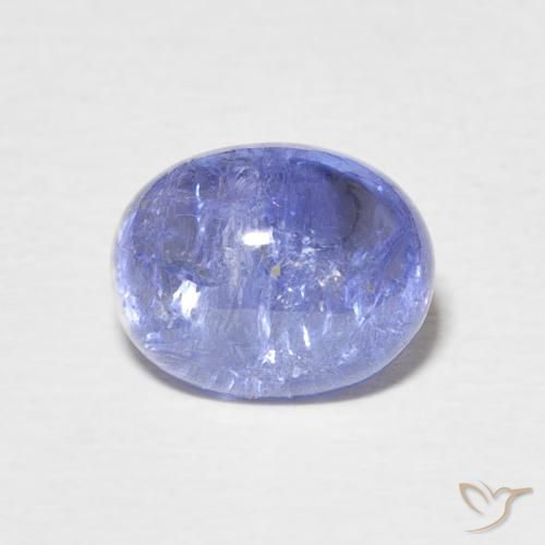 3.93ct 天然 深蓝色 坦桑黝帘石, 椭圆形, 透明