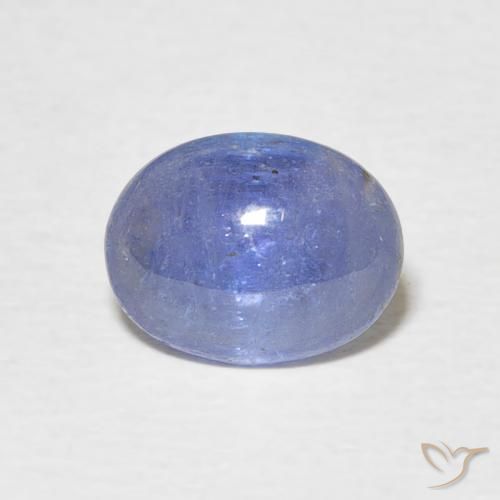 2.01ct 天然 电紫蓝 坦桑黝帘石, 椭圆形, 透明