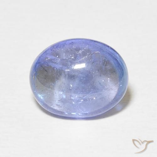 3.17ct 天然 浅蓝色 坦桑黝帘石, 椭圆形, 透明