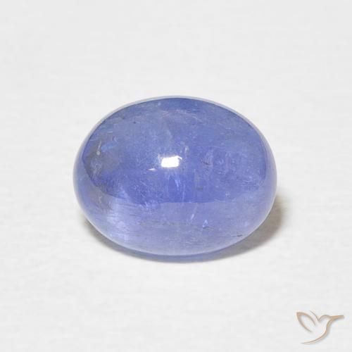 2.33ct 天然 深紫蓝色 坦桑黝帘石, 椭圆形, 半透明