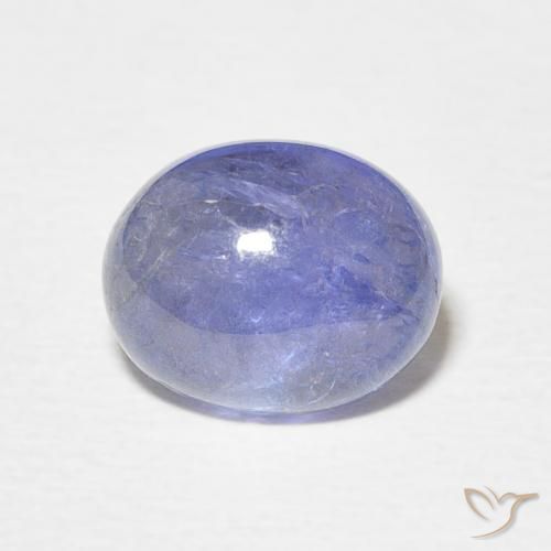 3.89ct 天然 淡蓝色 坦桑黝帘石, 椭圆形, 半透明
