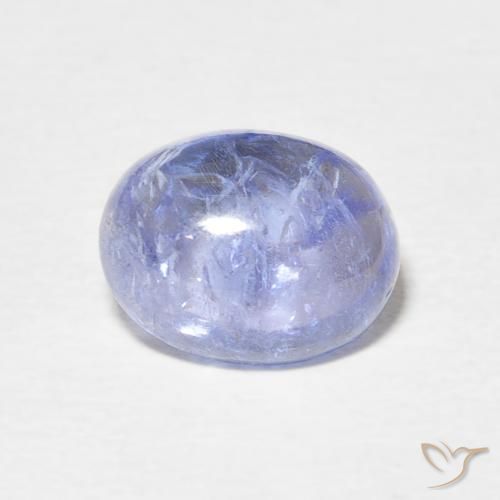 3.73ct 天然 浅蓝色 坦桑黝帘石, 椭圆形, 透明