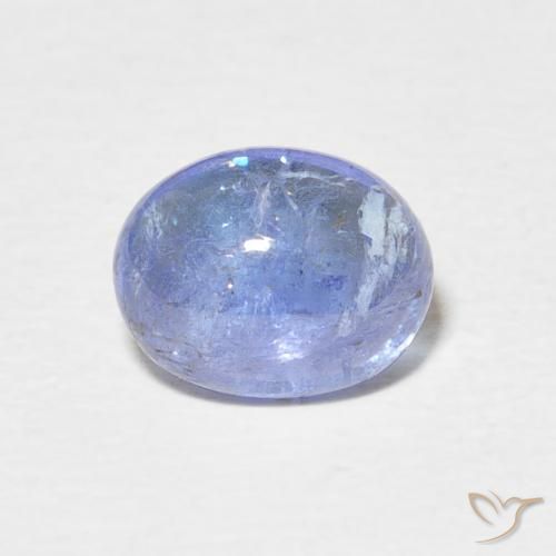 2.57ct 天然 淡蓝色 坦桑黝帘石, 椭圆形, 透明