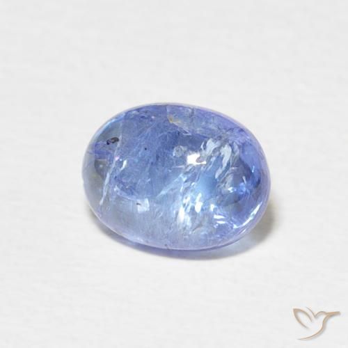 1.90克拉天然坦桑黝帘石，椭圆形，透明