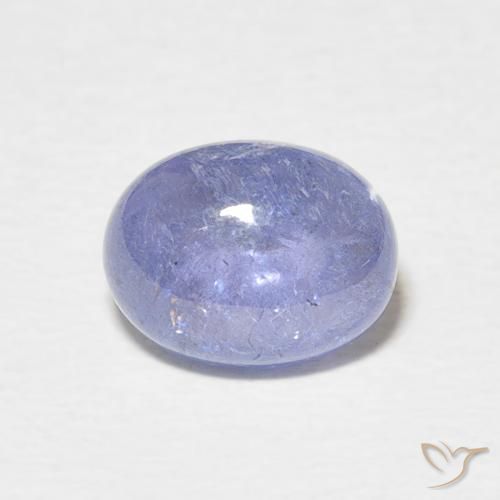 2.76ct 天然 紫罗兰蓝色 坦桑黝帘石, 椭圆形, 透明