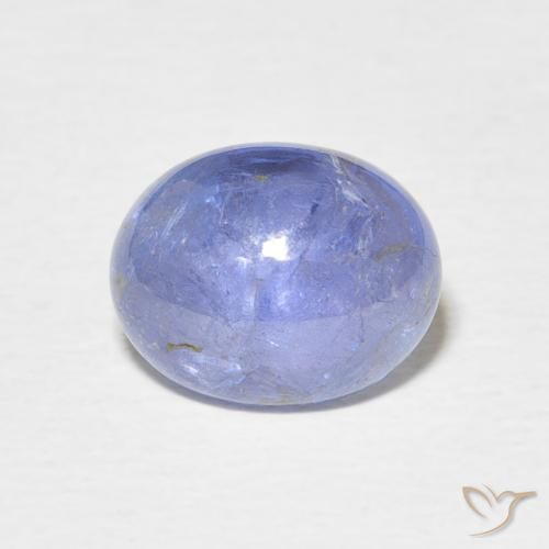 3.69ct 天然 紫罗兰蓝色 坦桑黝帘石, 椭圆形, 透明
