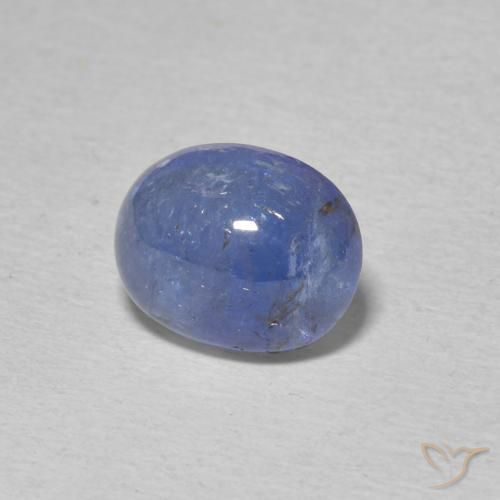 2.86克拉天然坦桑黝帘石，椭圆形，半透明