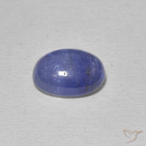 2.86克拉天然坦桑黝帘石，椭圆形，半透明