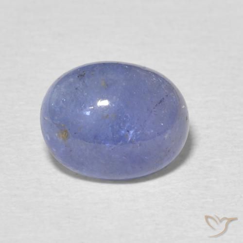 2.55ct 天然 浅蓝色 坦桑黝帘石, 椭圆形, 半透明