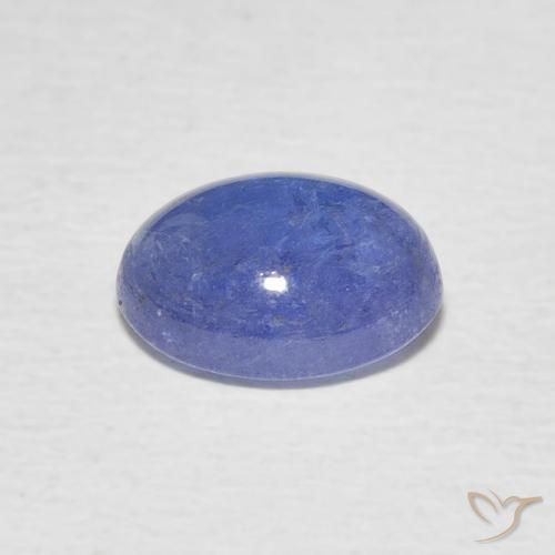 2.49克拉天然坦桑黝帘石，椭圆形，半透明