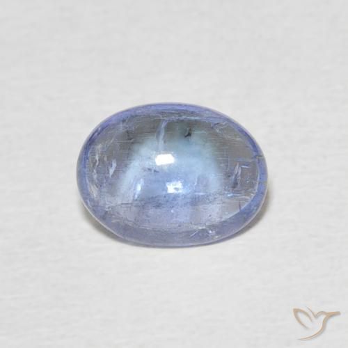 1.52ct 天然 浅蓝色 坦桑黝帘石, 椭圆形, 透明