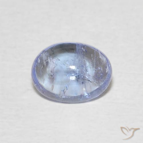 1.40ct 天然 淡蓝色 坦桑黝帘石, 椭圆形, 透明