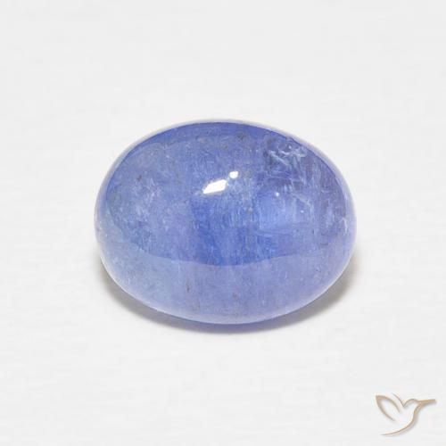 2.36ct 天然 深蓝色 坦桑黝帘石, 椭圆形, 半透明