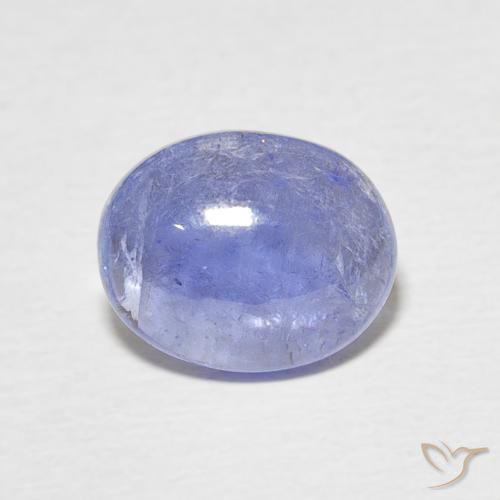 3.09ct 天然 深紫蓝色 坦桑黝帘石, 椭圆形, 透明
