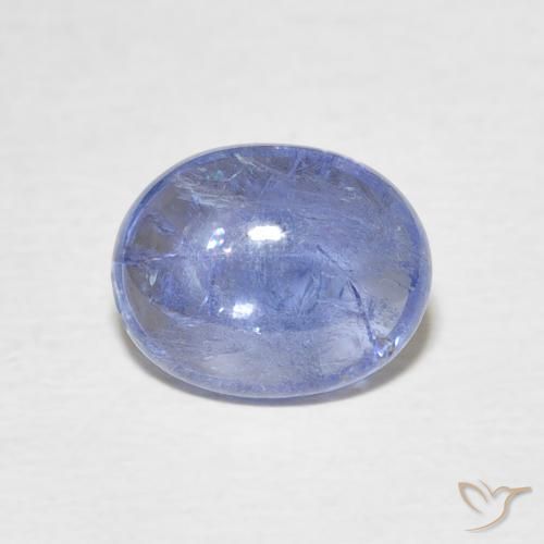 2.72ct 天然 浅蓝色 坦桑黝帘石, 椭圆形, 透明