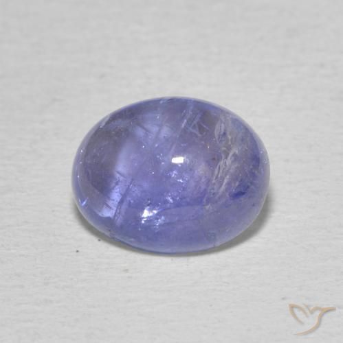2.89克拉天然坦桑黝帘石，椭圆形，透明