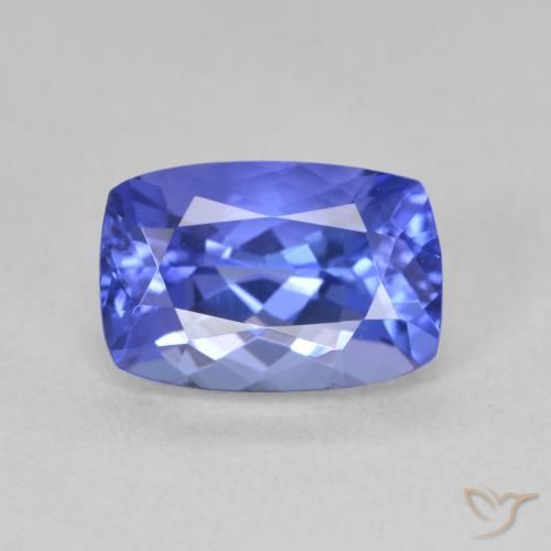 2.21ct 天然 紫罗兰蓝色 坦桑黝帘石, 软垫, VVS