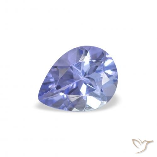 0.31ct 天然 淡蓝色 坦桑黝帘石, 梨形, VS