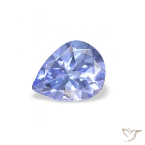 0.32ct 天然 淡蓝色 坦桑黝帘石, 梨形, VS, Photo A