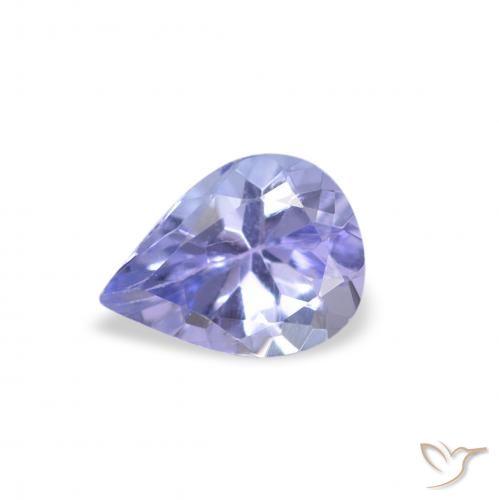 0.33ct 天然 淡蓝色 坦桑黝帘石, 梨形, VS