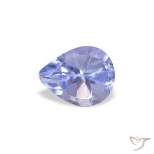 0.33ct 天然 淡蓝色 坦桑黝帘石, 梨形, VS