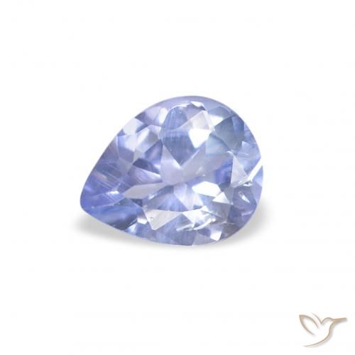 0.37ct 天然 浅蓝色 坦桑黝帘石, 梨形, VS