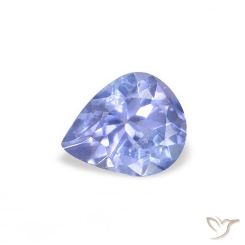 0.36ct 天然 浅蓝色 坦桑黝帘石, 梨形, VS