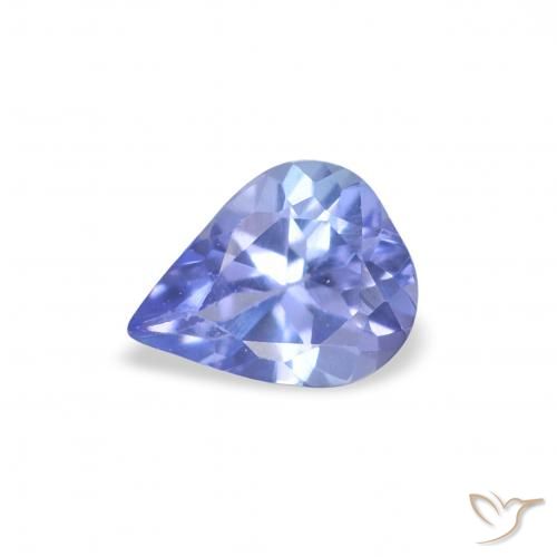0.34ct 天然 紫罗兰蓝色 坦桑黝帘石, 梨形, VS