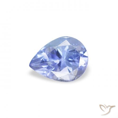 0.36ct 天然 淡蓝色 坦桑黝帘石, 梨形, VS