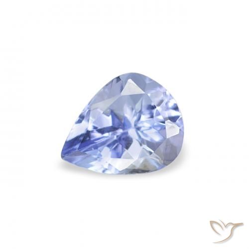 0.43ct 天然 淡蓝色 坦桑黝帘石, 梨形, VS