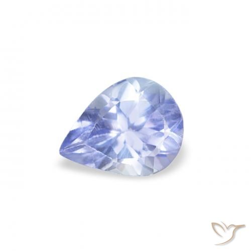 0.37ct 天然 淡蓝色 坦桑黝帘石, 梨形, VS