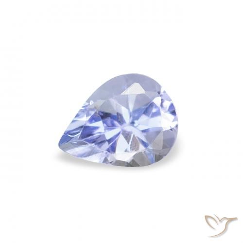 0.37ct 天然 淡蓝色 坦桑黝帘石, 梨形, VS