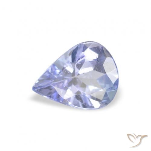 0.30ct 天然 淡蓝色 坦桑黝帘石, 梨形, VVS-VS