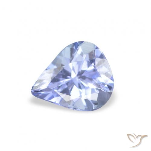 0.29ct 天然 淡蓝色 坦桑黝帘石, 梨形, VS