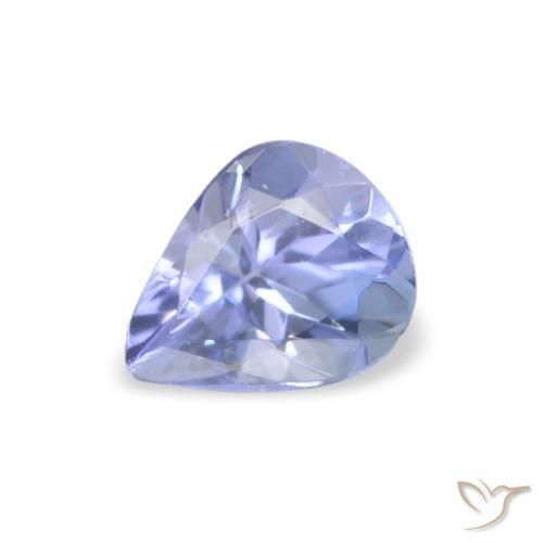 0.34ct 天然 淡蓝色 坦桑黝帘石, 梨形, VS
