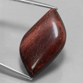 28.57克拉天然多色Tiger's Eye Matrix，异形，25.7×17.1毫米，不透明