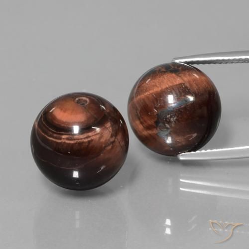 39.63ctw 天然 彩色 虎眼石斑晶, 球形, 不透明