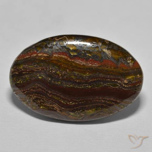35.50克拉天然虎眼石斑晶，椭圆形，不透明