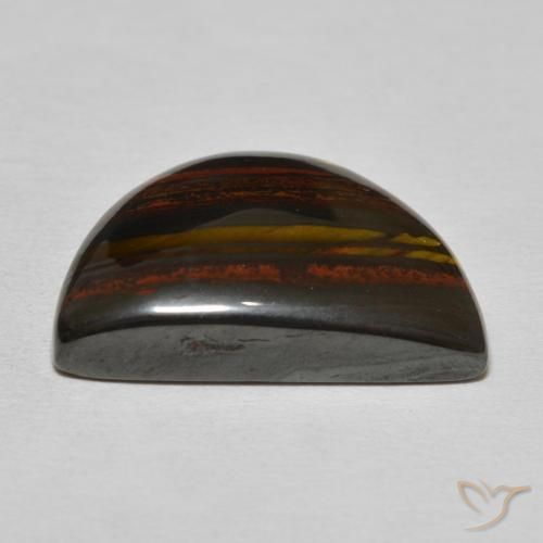 20.41克拉天然虎眼石矩阵，花式切割，不透明