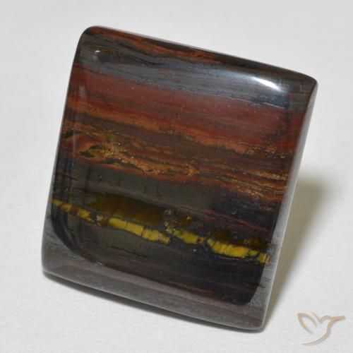 31.35克拉天然虎眼石斑晶，狭长方形，不透明