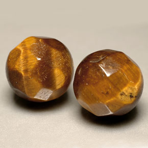 天然棕色Tiger's Eye，球形，10.34毫米，不透明