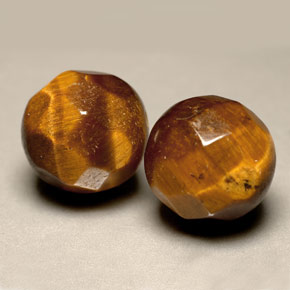 天然棕色Tiger's Eye，球形，10.34毫米，不透明