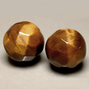 天然棕色Tiger's Eye，球形，10.23毫米，不透明