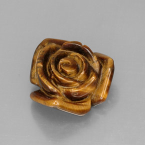 12.32克拉天然多色Tiger's Eye，异形，16.3×15.9毫米，不透明