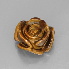 12.41克拉天然多色Tiger's Eye，异形，14.9×14.9毫米，不透明