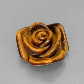 12.37克拉天然多色Tiger's Eye，异形，16.5×15.6毫米，不透明
